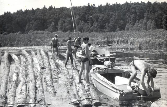 Spływ na Mazurach 1971