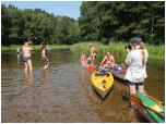 (88/109): Rzeka Wda - czas na ostatni kpiel przed Tleniem.<br>2012-07-27