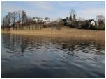 (9/71): Rzeka Bludzia - Przerol, widok z jeziora<br>2014-03-30