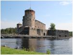(9/83): Jeszcze zwiedzanie zamku Olavinlinna w Savonlinnie, najdalej wysunitej na pnoc redniowiecznej fortecy w Europie.<br>2014-07-28