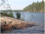 (28/83): Jeden z przesmykw midzy wyspami jeziora Joutenvesi.<br>2014-07-31