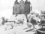 (6/48): Katedra w Wocawku<br>rys. Wojciech Gerson, ryt. Julian Cegliski, ok. 1860 r.<br>Widok katedry od zachodu, od strony Zgowiczki.