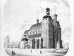 (9/48): Katedra we Wocawku<br>K. Tysson, 1872 r.<br>Widok katedry i placu katedralnego od pn.-zach.