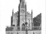 (29/48): Wocawek Koci Ewangelicki<br>fot. n.n., pocz. XX w.<br>Widok kocioa zbudowanego w latach 1877-1879 (wg projektu F. Tournell'a) fasad od ulicy Brzeskiej.