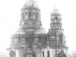 (31/48): Cerkiew Prawosawna<br>fot. W. Dowmont, po 1905 r.<br>Widok cerkwi od poudniowego-zachodu.