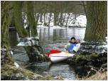 (2/73): Rzeka Wena - Ewa i Daniel w scenerii wiosenno-zimowej.<br>2011-03-03