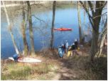 (12/66): Rzeka Radunia - rozpoczynamy na jeziorze.<br>2013-05-01